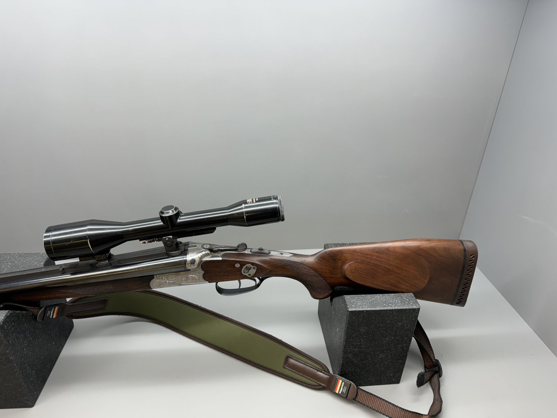 Drilling J.P. Sauer & Sohn 16/70 – 7x57R mit Zeiss Diatal-D 6x42 + Einstecklauf .22 lfB – Bild 3