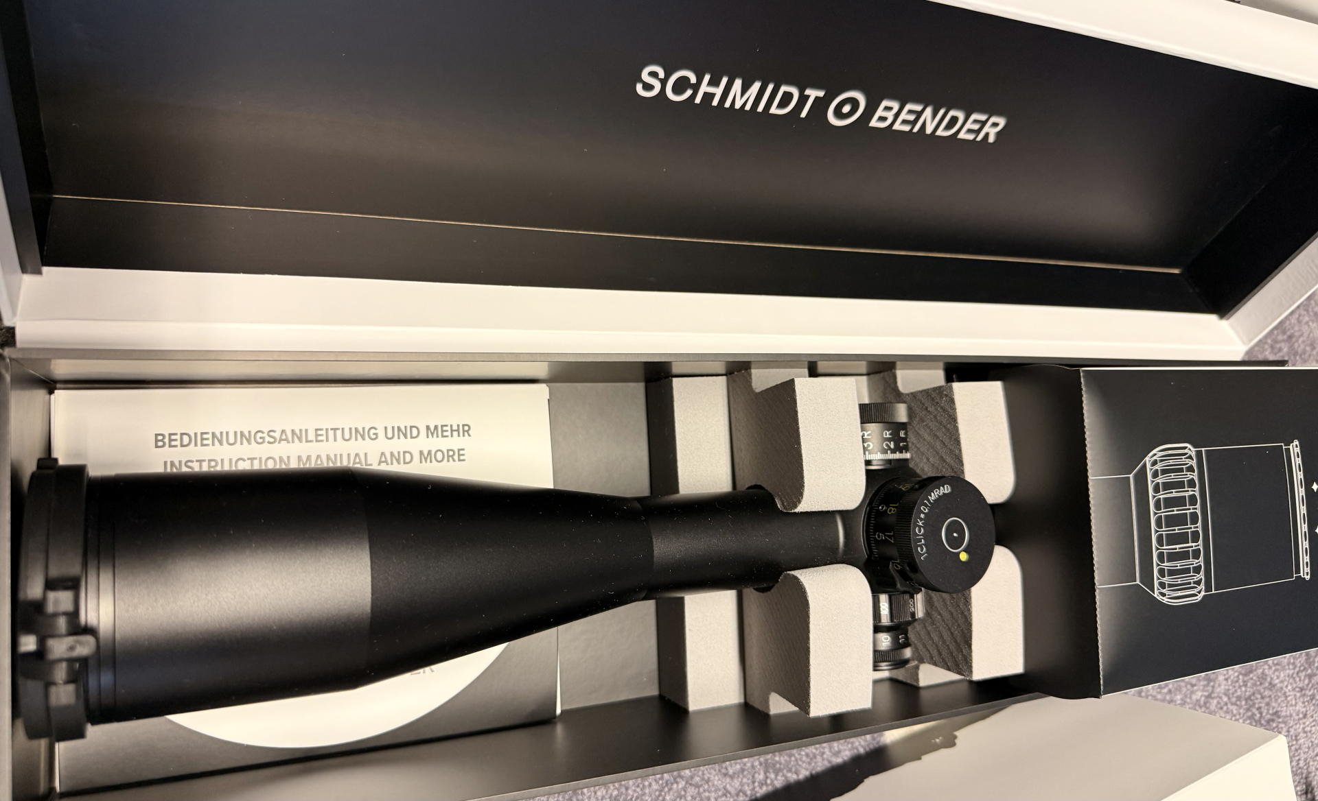 Schmidt und Bender 10-60x56 CMII High Performance schwarz MRAD Art.: 160-911-602-Q1-I5 – Bild 2