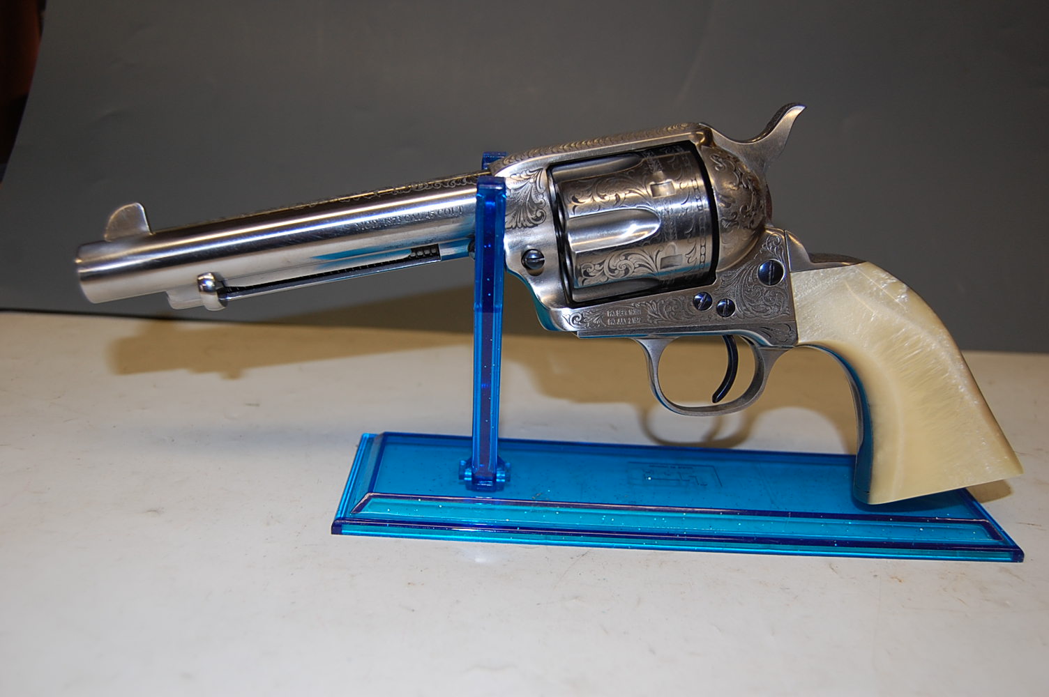 Hege Uberti SAA RevolverM 1873 Cattleman Kal .45Colt aus Sammlung Wie Neu! – Bild 1