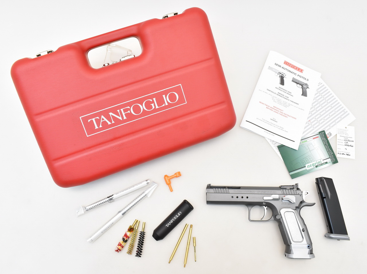 Top ! Pistole TANFOGLIO " Limited HC Custom " TITAN Kaliber .45 Auto mit Koffer & Zubehör – Bild 1