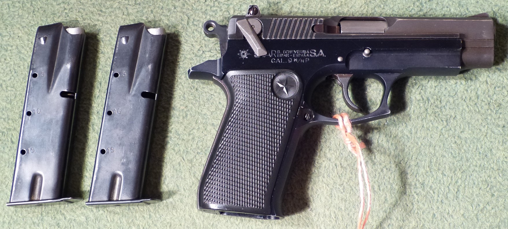 Pistole 9mm Luger von Star Mod. 28PK in einem technisch hervorragendem Zustand mit Ersatzmagazin und – Bild 1