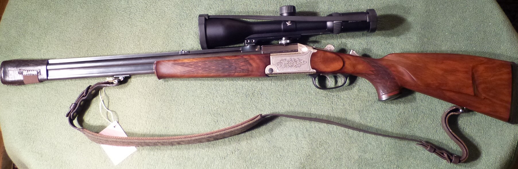Blaser Bockbüchsflinte Mod. Prestige 700/88 im Kal. 30RBlaser 20/76 mit Swarovski ZFR Z4i 2,5-10x5 – Bild 1