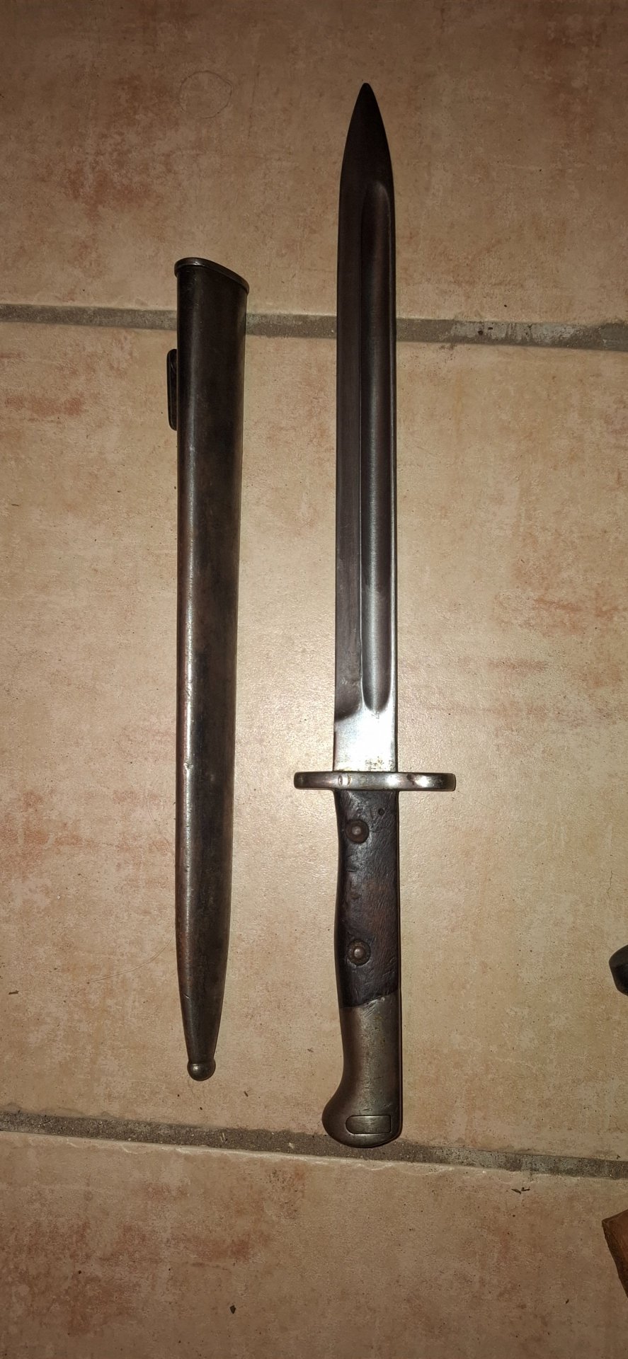 Bajonett K98, ww1, ww2 groß mit Koppelschuh – Bild 4