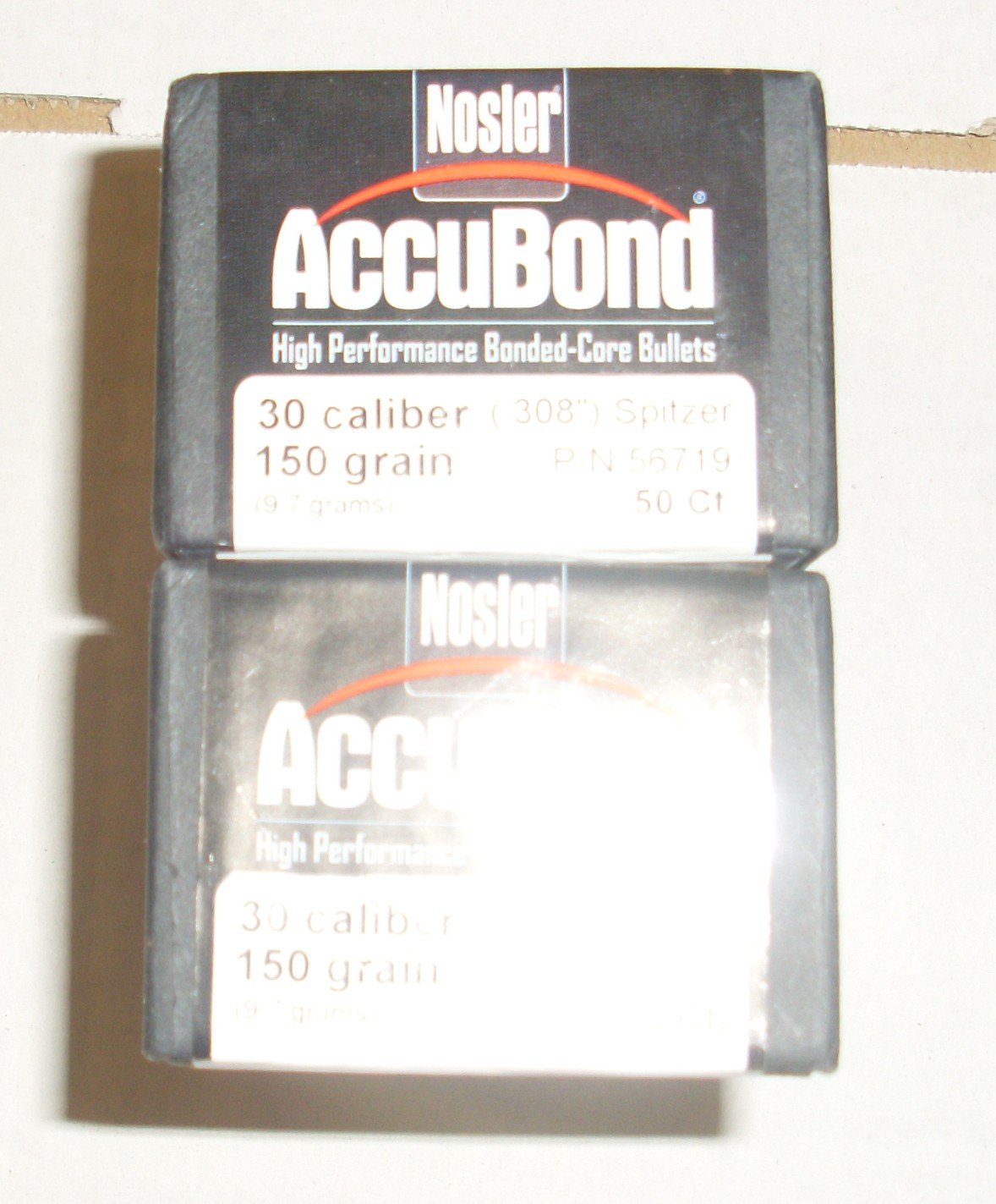 100 Geschoss Nosler Accubond Cal 30 150gr – Bild 1