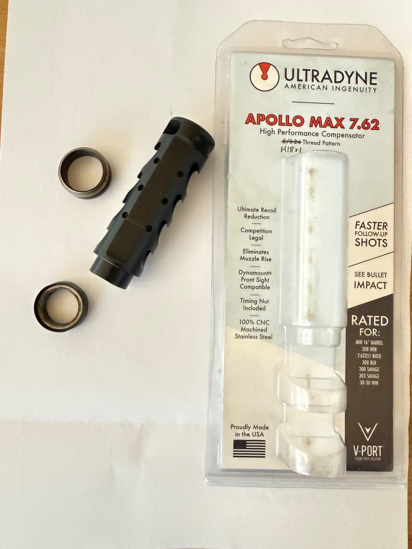 Mündungsbremse Ultradyne Apollo Max 7,62 – Bild 3
