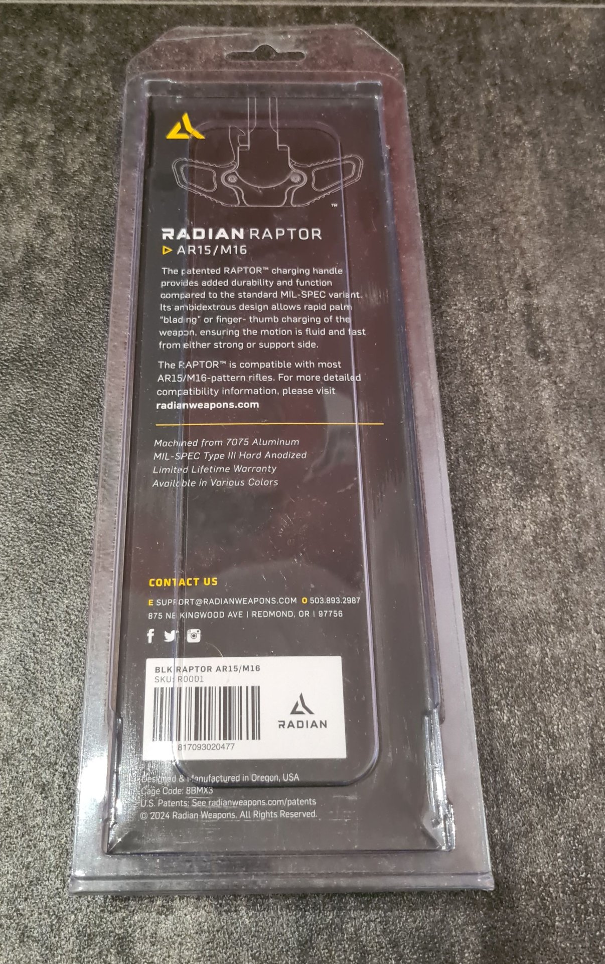 Radian Raptor Charging Handle Durch- Ladehebel für AR15, AR-15, M16 (kein JP, Geissele, BCM) – Bild 5
