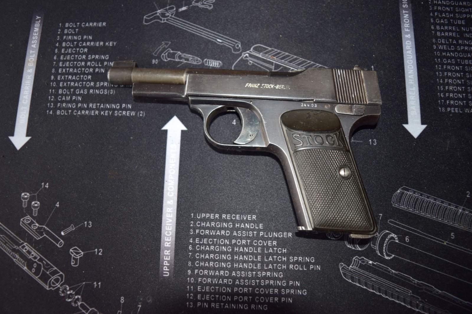 Franz Stock Sportpistole 22 lr. – Bild 1