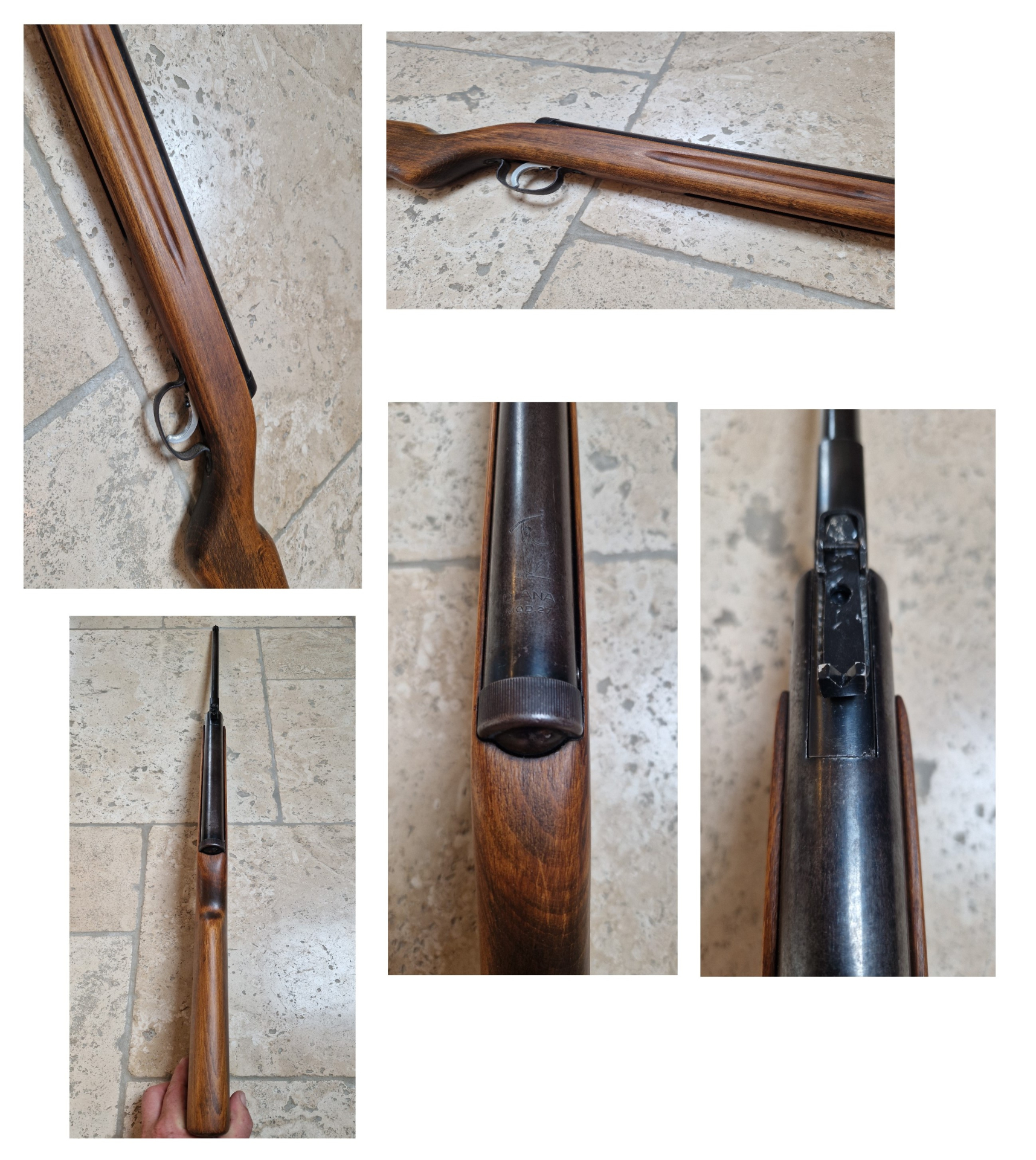 Diana Mod. 27, Kal. 4,5 mm (.177), ohne F, sehr guter Zustand – Bild 3