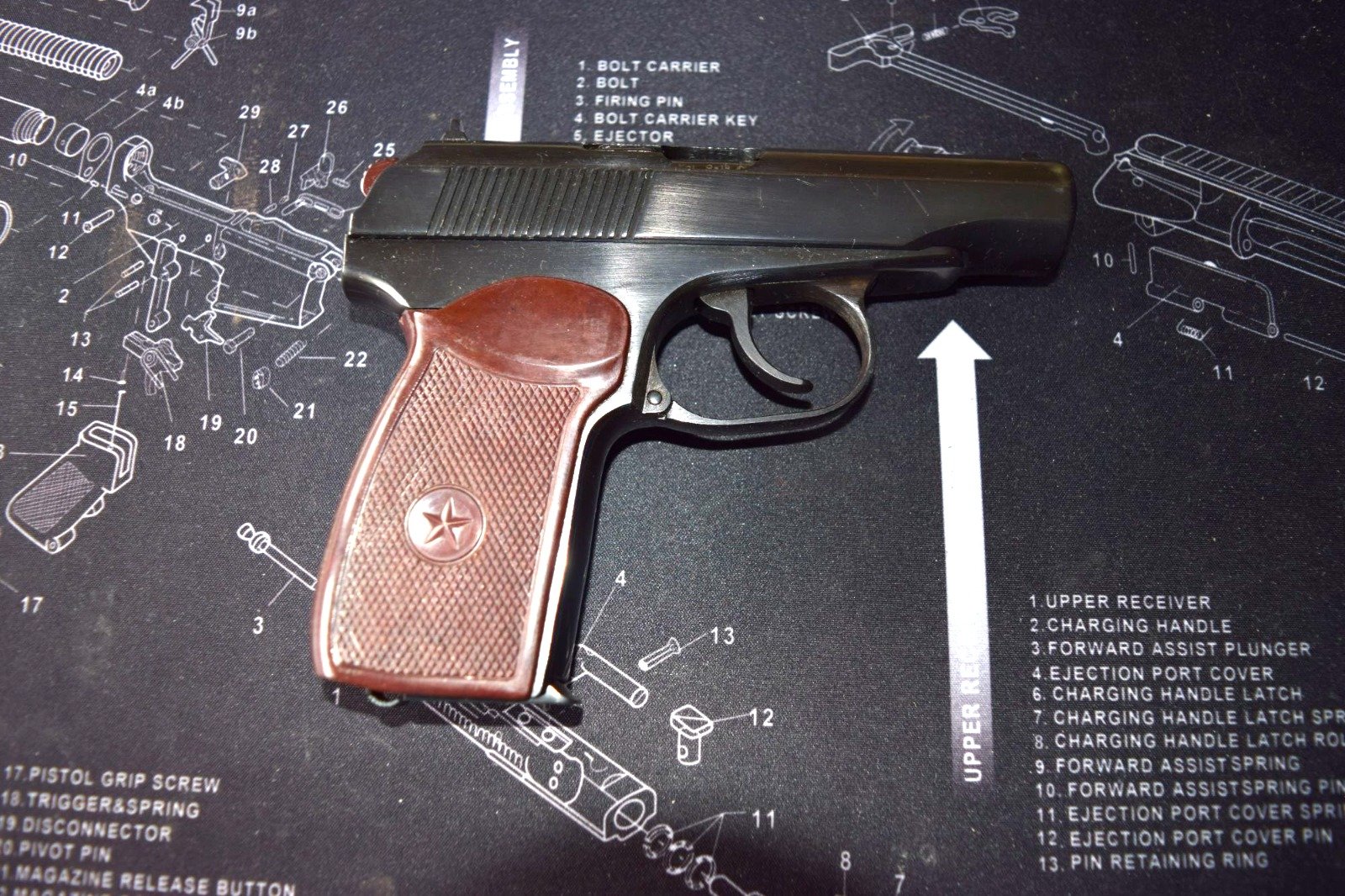 Bulgarische Makarov 9 mm Mak – Bild 2