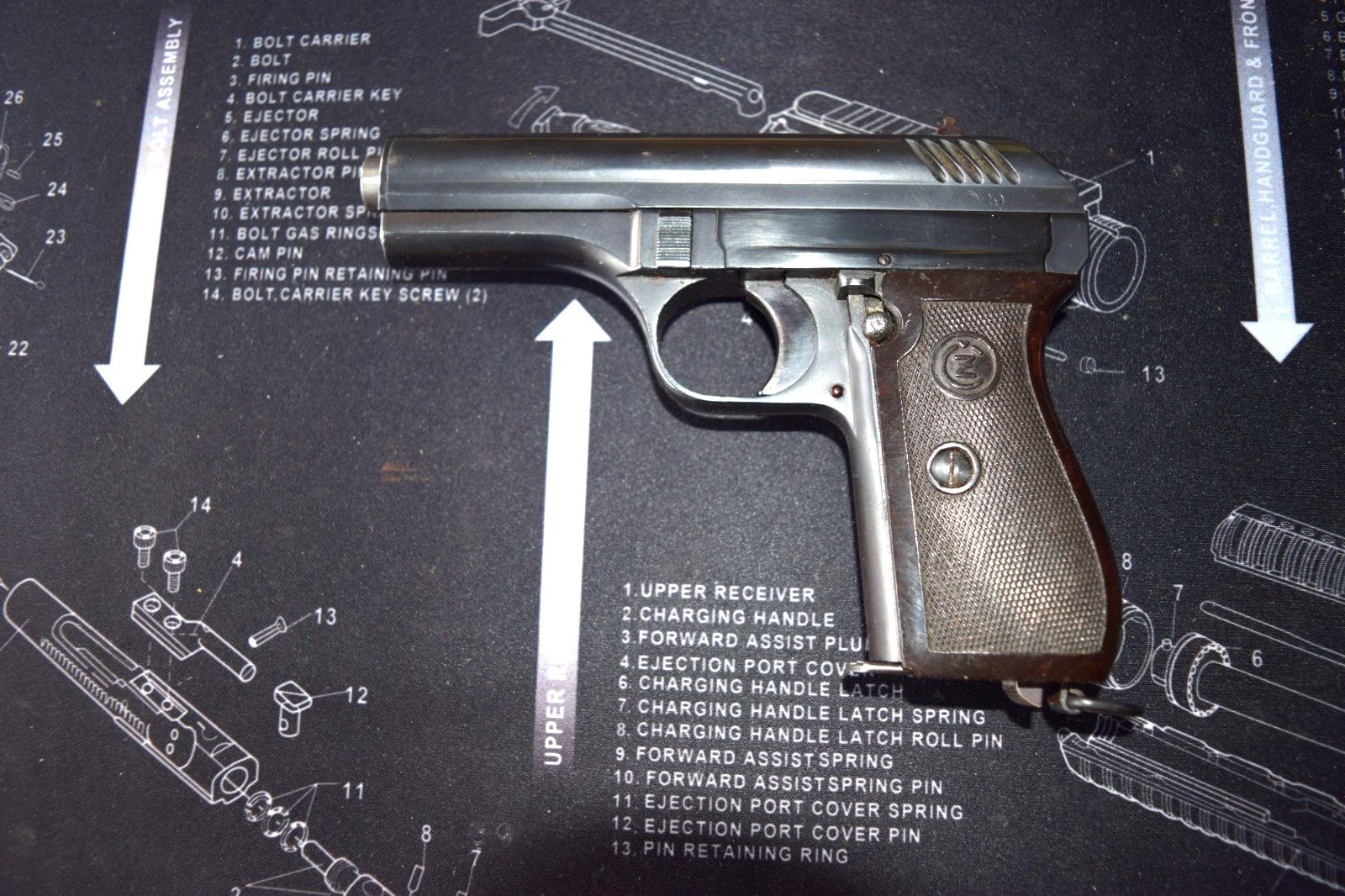 CZ Mod 24 31 CET 9 mm kurz – Bild 2
