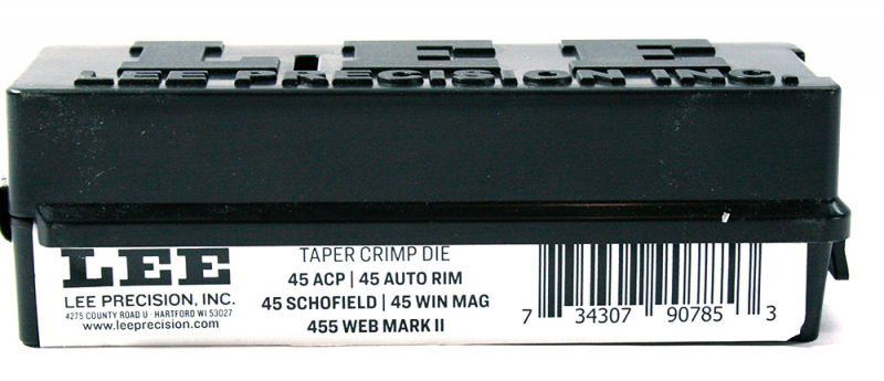 LEE TAPER CRIMP DIE #90785 .45 ACP Auto Win Krimp Matrize EINZELN mehr Präzision wie Fabrikmunition – Bild 1