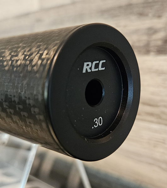 Neuware vom Fachhandel - Overbarrel Schalldämpfer RCC Carbon 44 Hunter Kal. .30 Gewinde 5/8"-24 – Bild 2