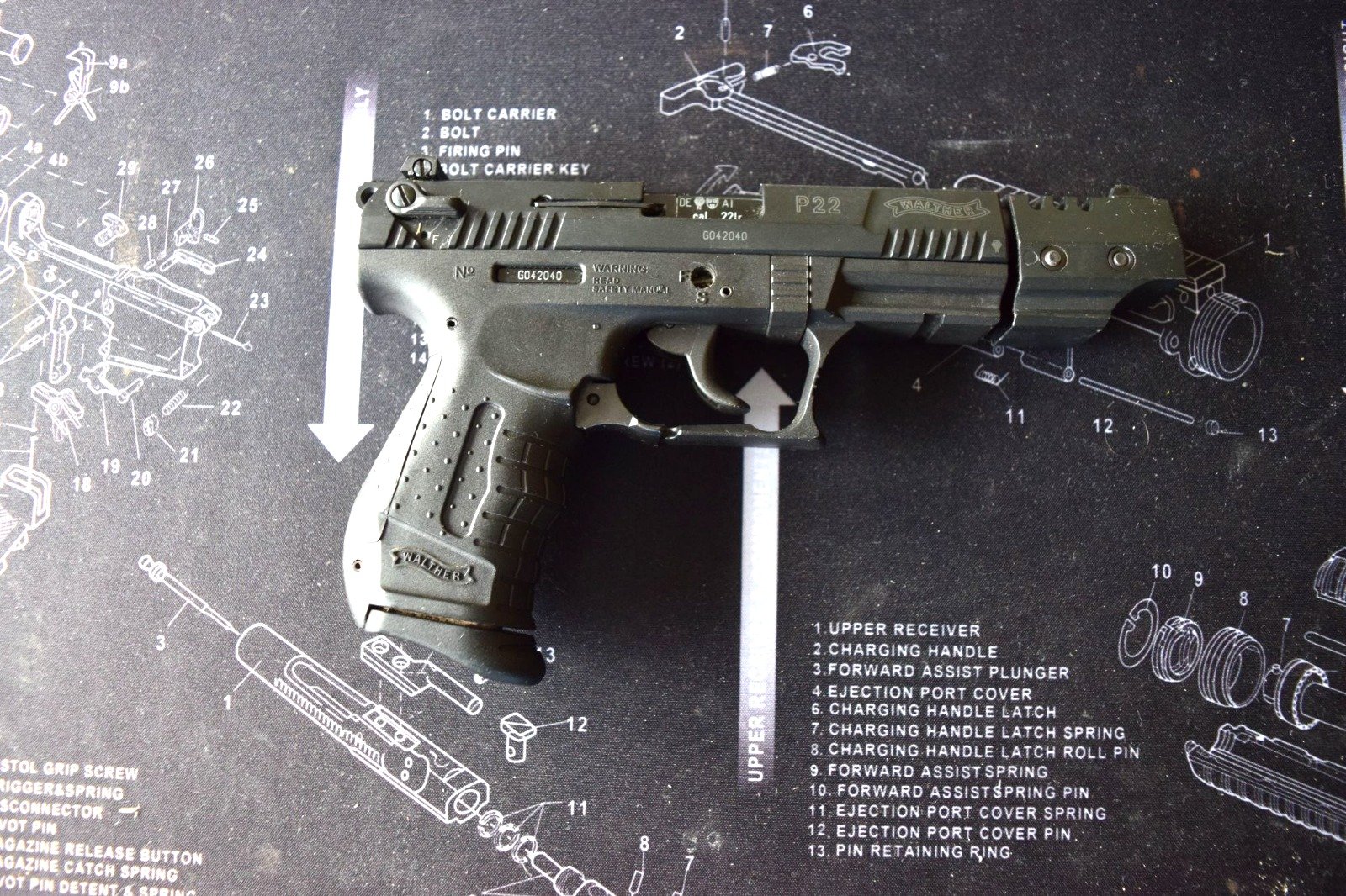 Walther P22 lang 22 lr. – Bild 2