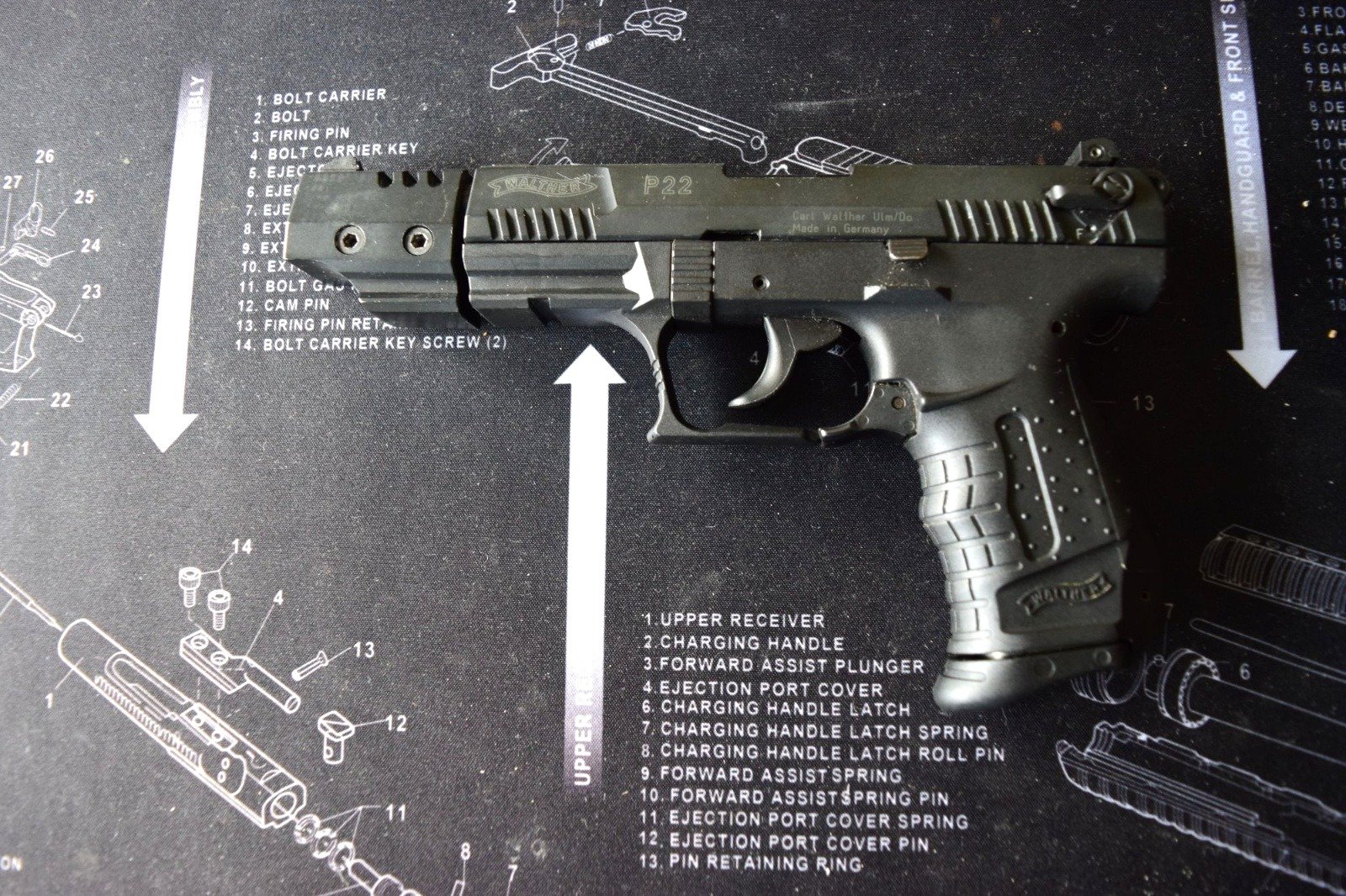 Walther P22 lang 22 lr. – Bild 1
