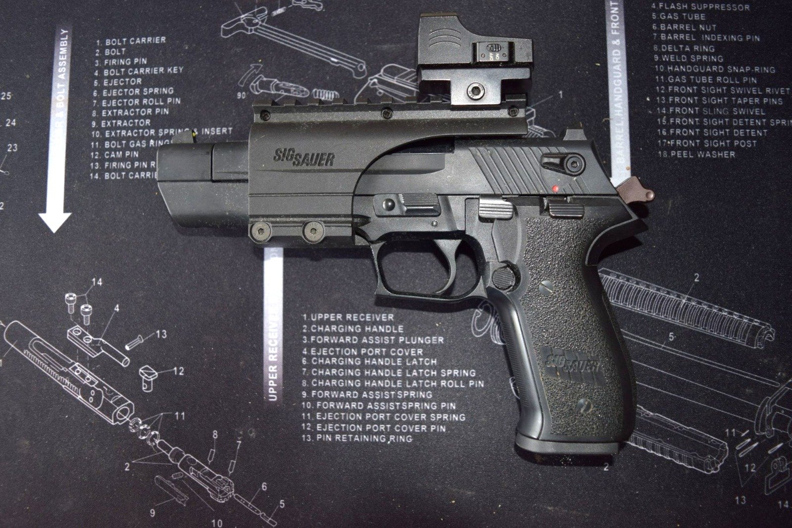 SIG Sauer Mosquito mit Burris Rotpunkt 22 lr. – Bild 1