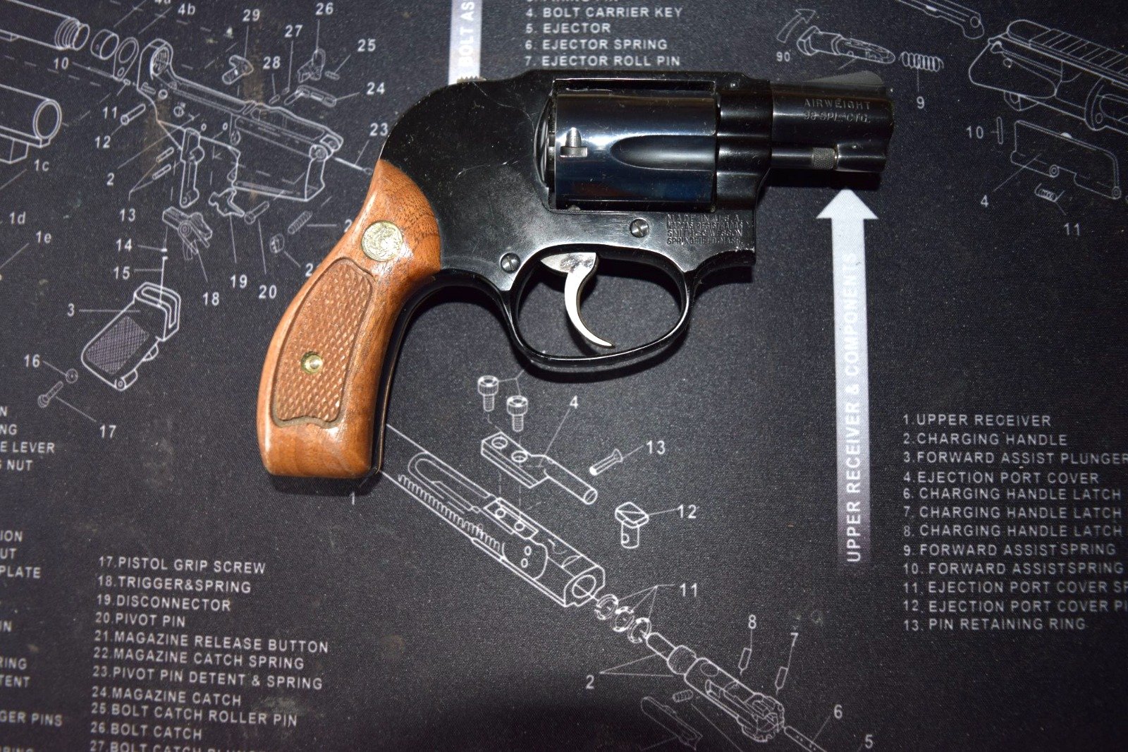 Smith & Wesson Mod 38 Airweight 38 Spezial – Bild 2