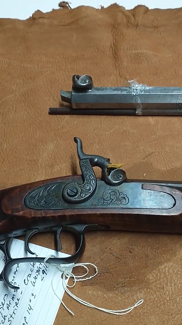 W. Arthur Huscusson / Huschsson Perkussionsgewehr – Kal. .40 & .45 – 2-Lauf-Set – Bild 4