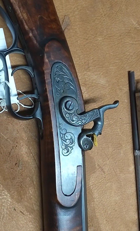 W. Arthur Huscusson / Huschsson Perkussionsgewehr – Kal. .40 & .45 – 2-Lauf-Set – Bild 3