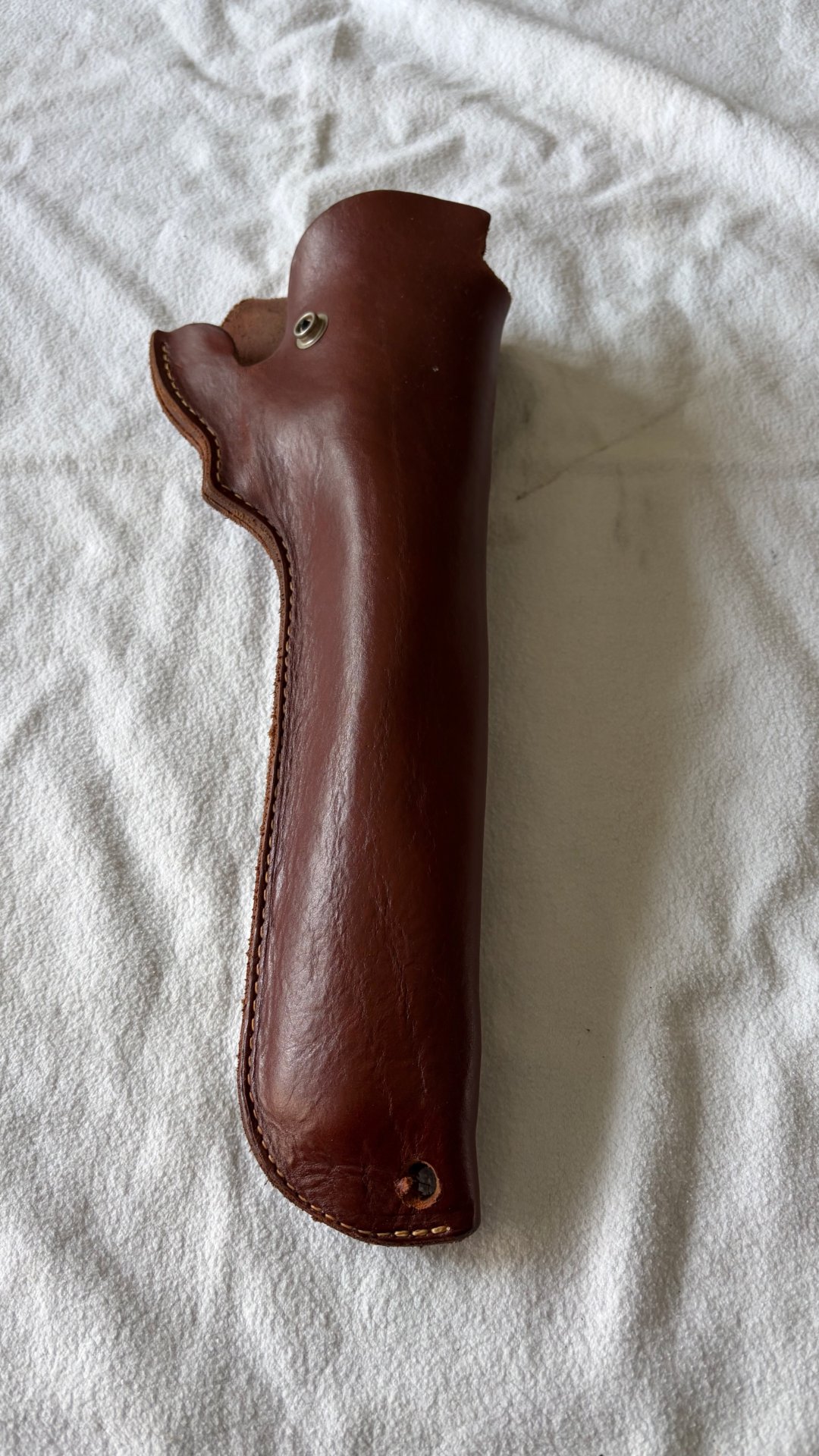 braunes Lederholster für 8 3/8 Zoll Revolver für Rechtsträger, gebraucht – Bild 1