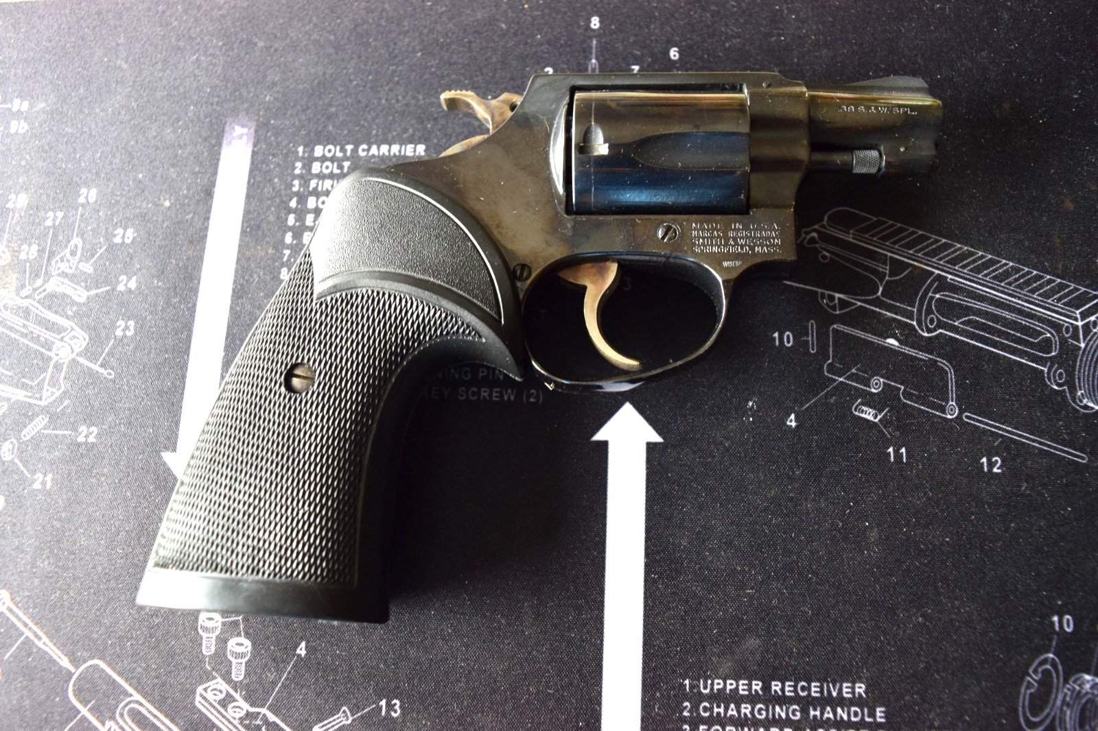 Smith & Wesson Mod 36 38 Spezial – Bild 2
