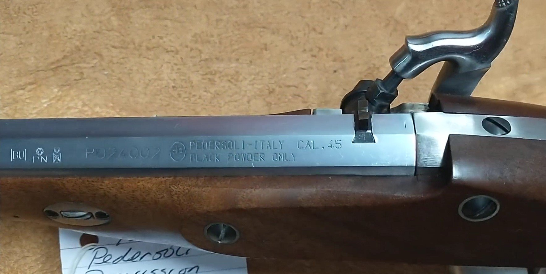 Charles Moore Perkussionspistole Kal. .45 – Davide Pedersoli – Bild 5