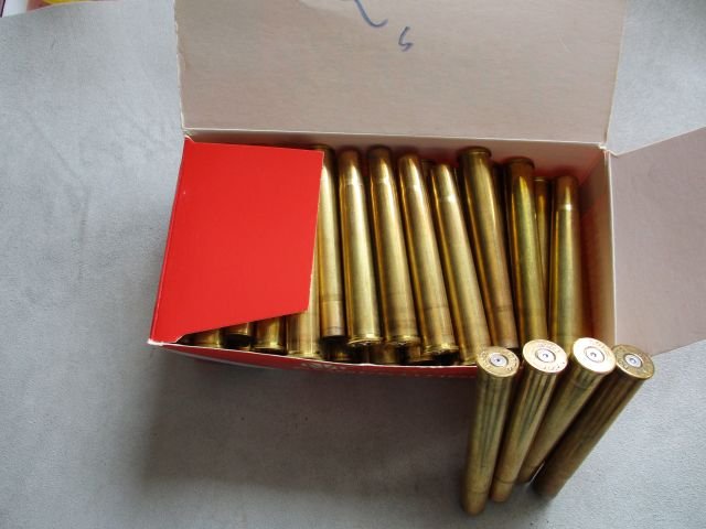 50 Hülsen 9,3x74R, NORMA, gebraucht – Bild 1