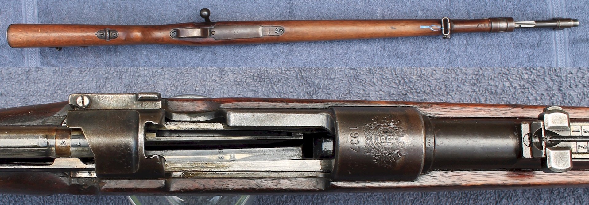 Mauser Karabiner 98k 1937 Portugal (Modell 937-A) Kal. 8x57IS - nummerngleich - guter Lauf – Bild 2