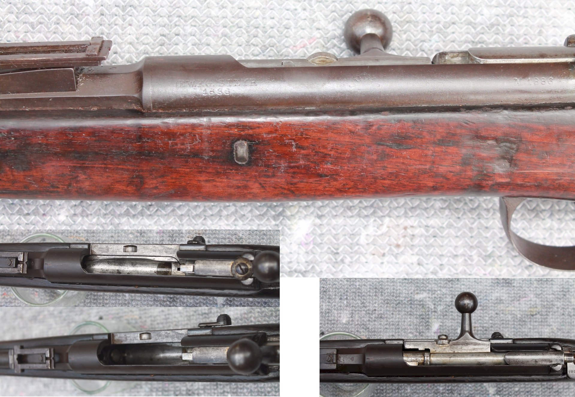 OE.W.F.G STEYR M1886 Kropatschek Kal. 8x60RKrop – Bild 2
