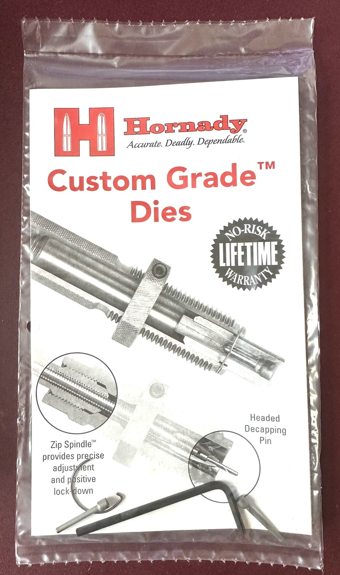 Hornady Matritzensatz, Kal. 7,65/.30 Luger, Neuwertig – Bild 3