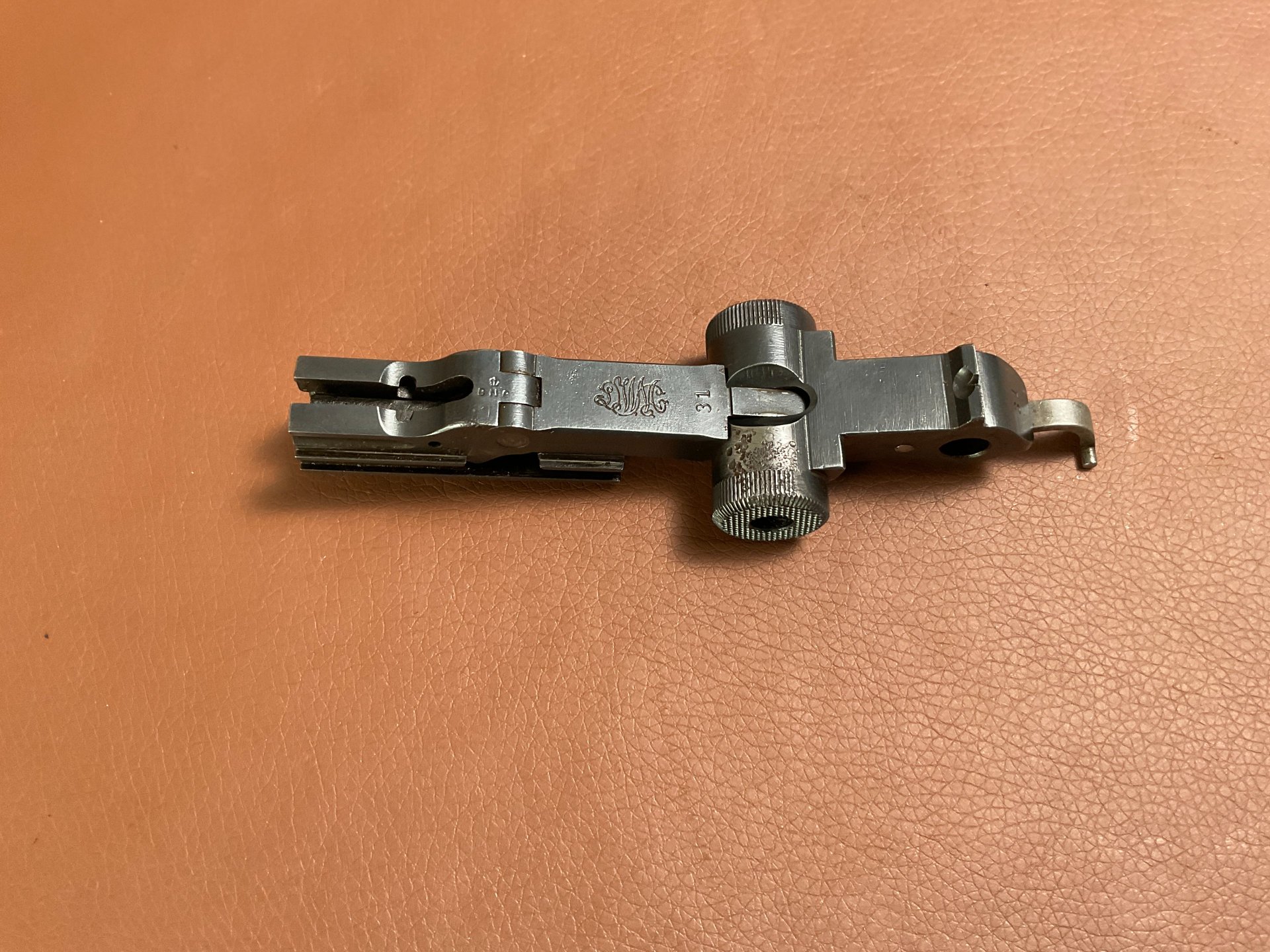 Pistole P08 Kammer mit Hintergelenk DWM SNR 31 – Bild 1