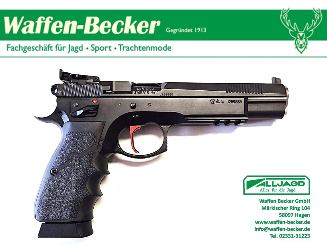 Pistole CZ75 SP-01 6.1 SA (Shadow 2 Target) 6"-Lauf Kal. 9mm Luger -NEUWARE- – Bild 2