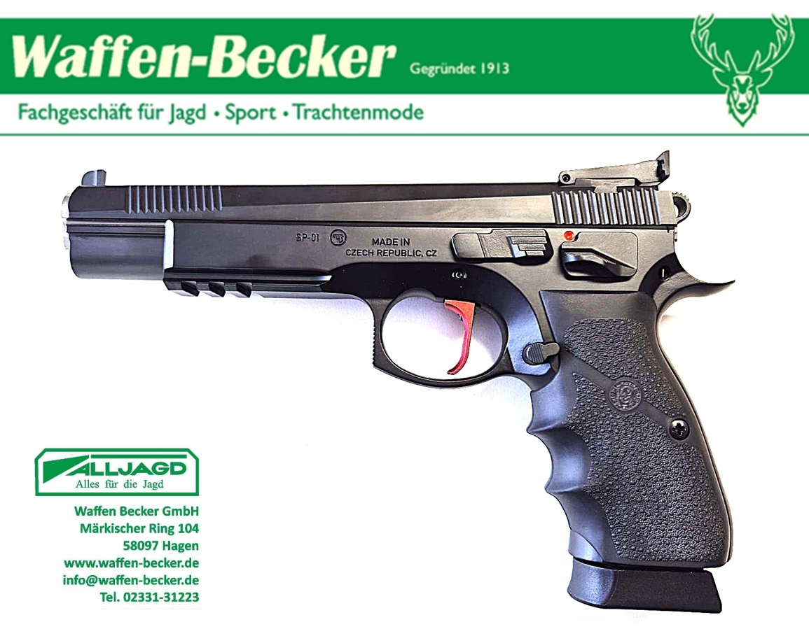 Pistole CZ75 SP-01 6.1 SA (Shadow 2 Target) 6"-Lauf Kal. 9mm Luger -NEUWARE- – Bild 1