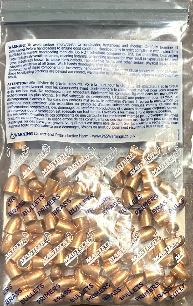 Magtech Geschosse, .32 (7,65Luger, .30Auto) FMJ 71gr – Bild 2