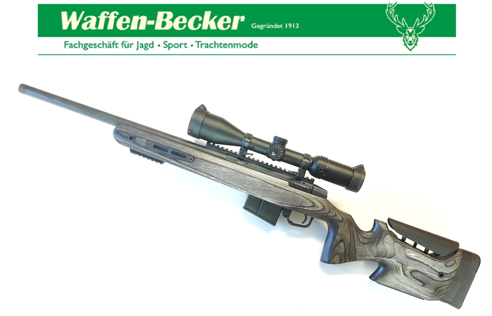 Brenner BR20 PT Jagdmatch Kal. .308Win. LL:51cm M15x1 Mündungsgewinde, Schichtholzschaft Auflage NEU – Bild 2