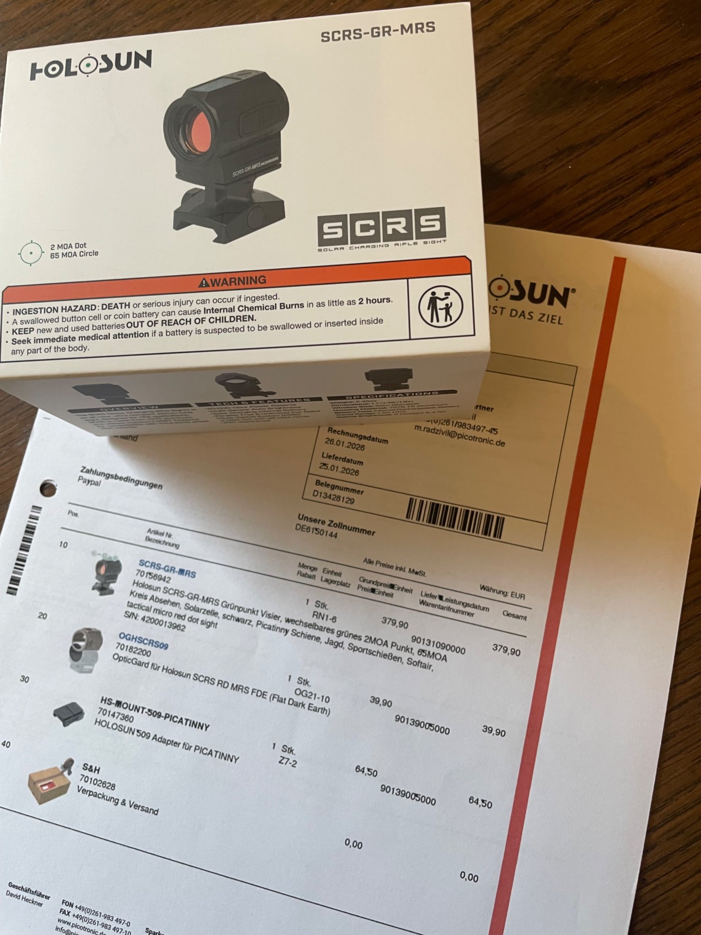 Holosun SCRS-GR-MRS mit OpticGard FDE – Bild 6