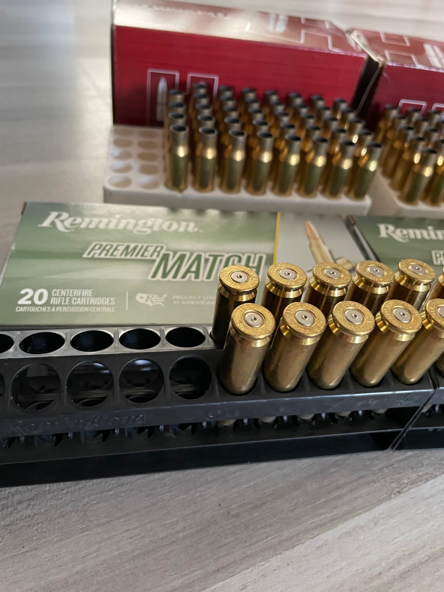 Verschossene Hülsen .308 Remington Premier Match und Hornady Catridge / ges. 209 Hülsen – Bild 2