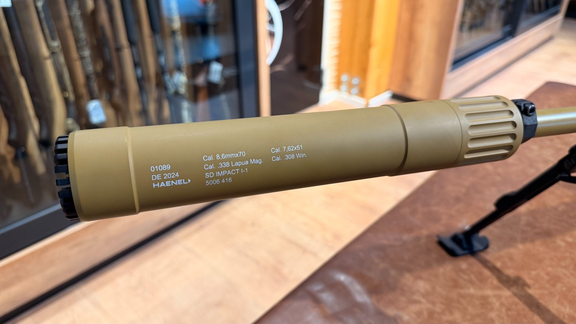 Haenel Repetierbüchse HLR 338 PRO , .338 Lapua Magnum, B&T Schalldämpfer Monoblock-Long Range HAMMER – Bild 3