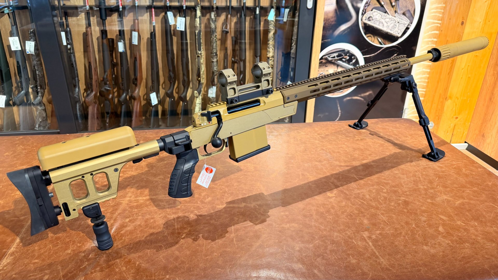 Haenel Repetierbüchse HLR 338 PRO , .338 Lapua Magnum, B&T Schalldämpfer Monoblock-Long Range HAMMER – Bild 4