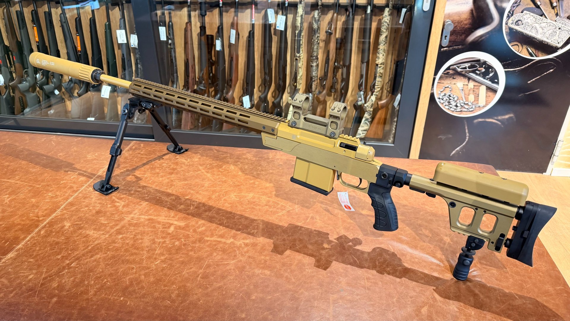 Haenel Repetierbüchse HLR 338 PRO , .338 Lapua Magnum, B&T Schalldämpfer Monoblock-Long Range HAMMER – Bild 1