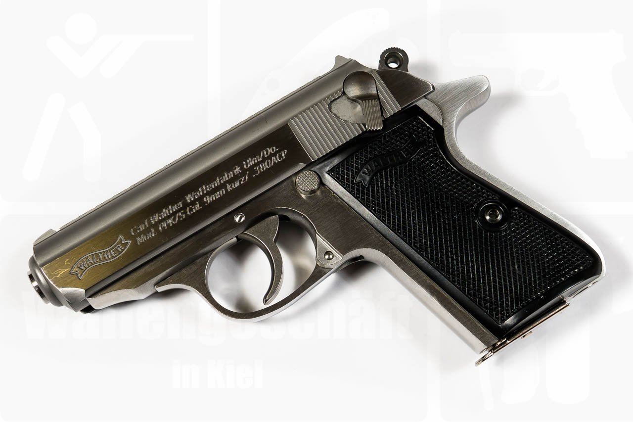 Walther Modell PPK/S Stainless Kal. 9mm Browning Kurz Top aus erster Hand – Bild 1