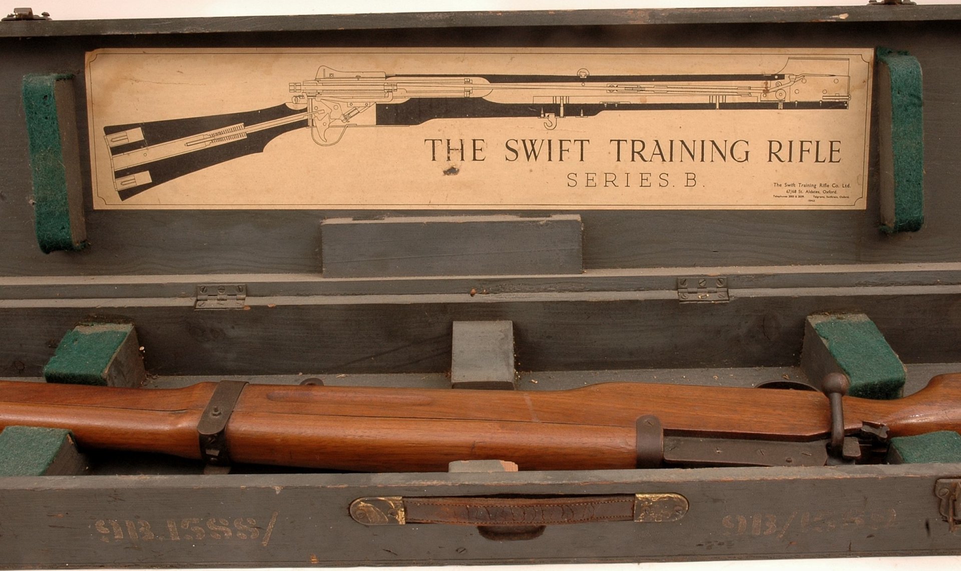 selten: engl. Swift Trainingsgewehr in orig. Kiste – Bild 4