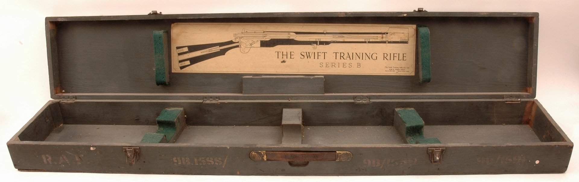 selten: engl. Swift Trainingsgewehr in orig. Kiste – Bild 3