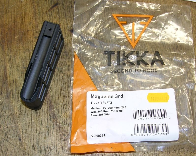 Tikka T3 T3x Magazin 3 Schuss NEU original – Bild 1