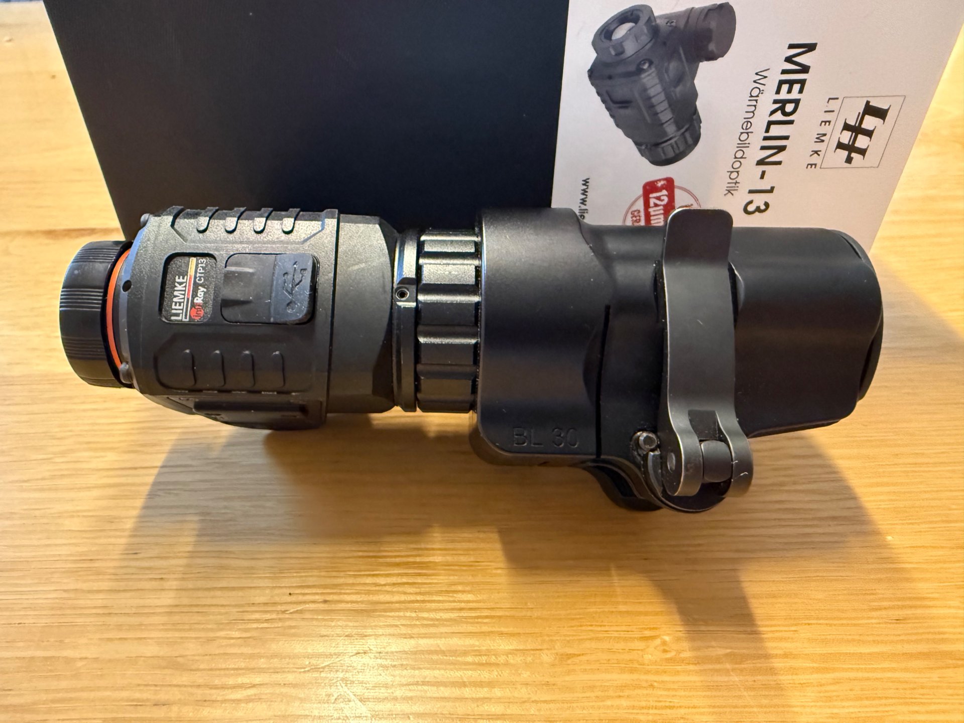 Liemke Merlin 13 Wärmebild Vorsatzgerät mit Blaser Adapter – Bild 3