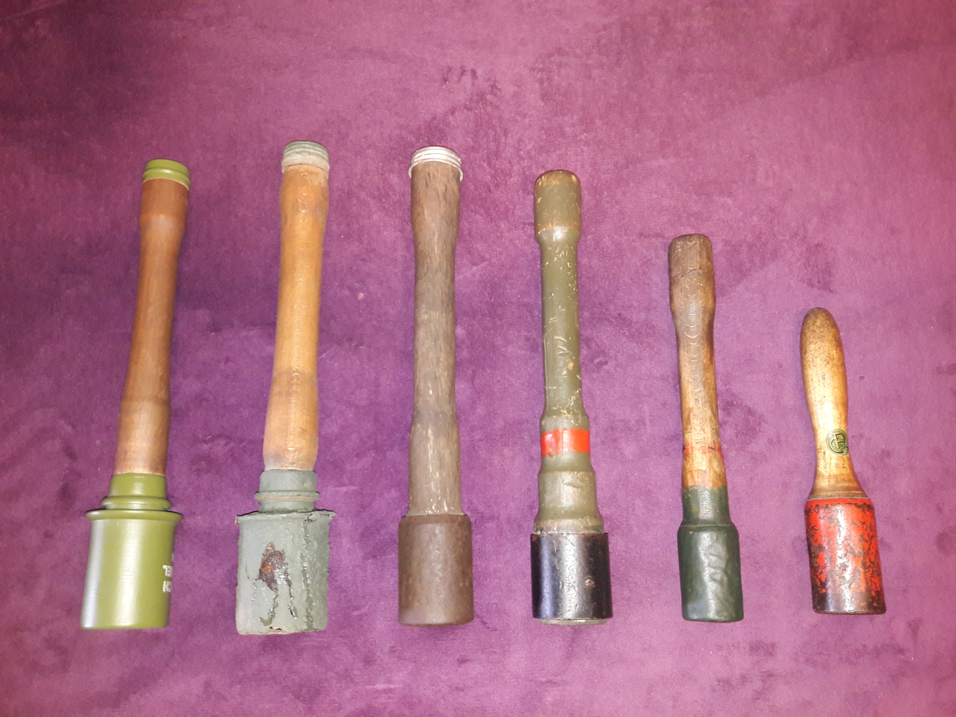 6 x Stielhandgranate M24 Bodenfund Übung Wehrmacht HJ Jungschar 2WK WK2 WW2 – Bild 4