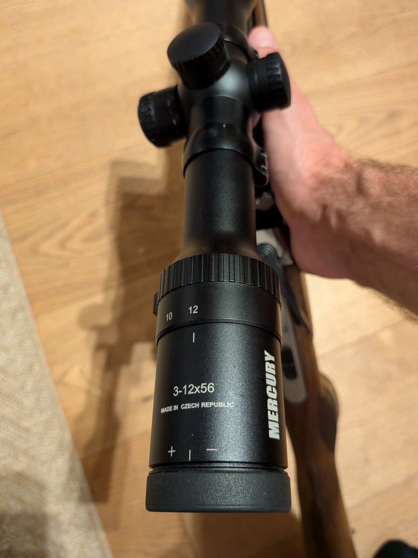 CZ Brno Combo BBF 308 Win. 12/76 Stahlschrot +Mercury R1 3-12x56 – Bild 7