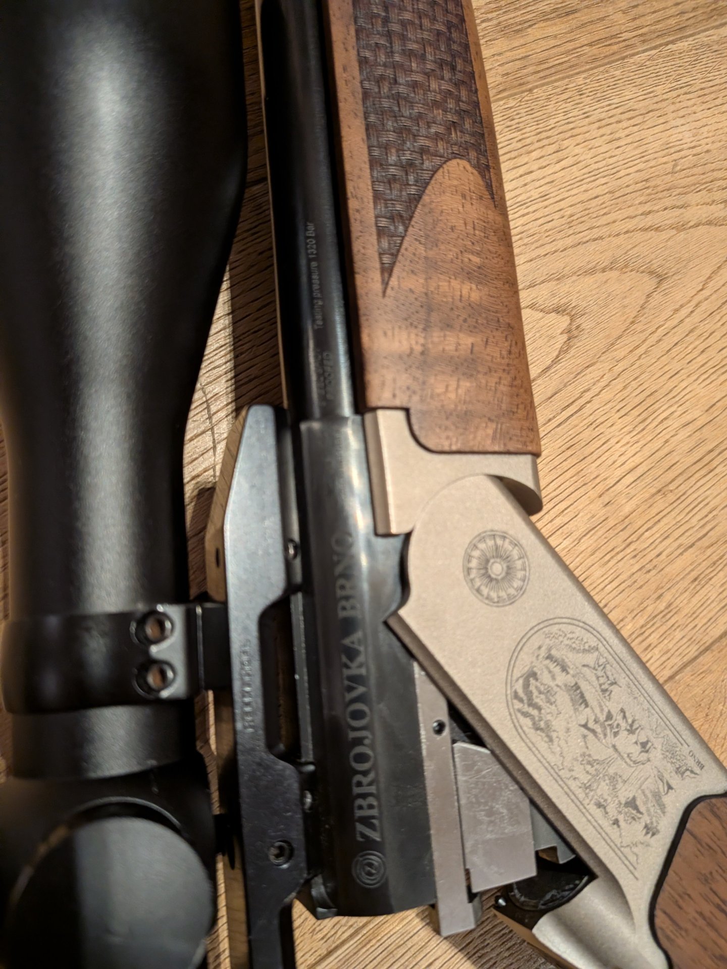 CZ Brno Combo BBF 308 Win. 12/76 Stahlschrot +Mercury R1 3-12x56 – Bild 6