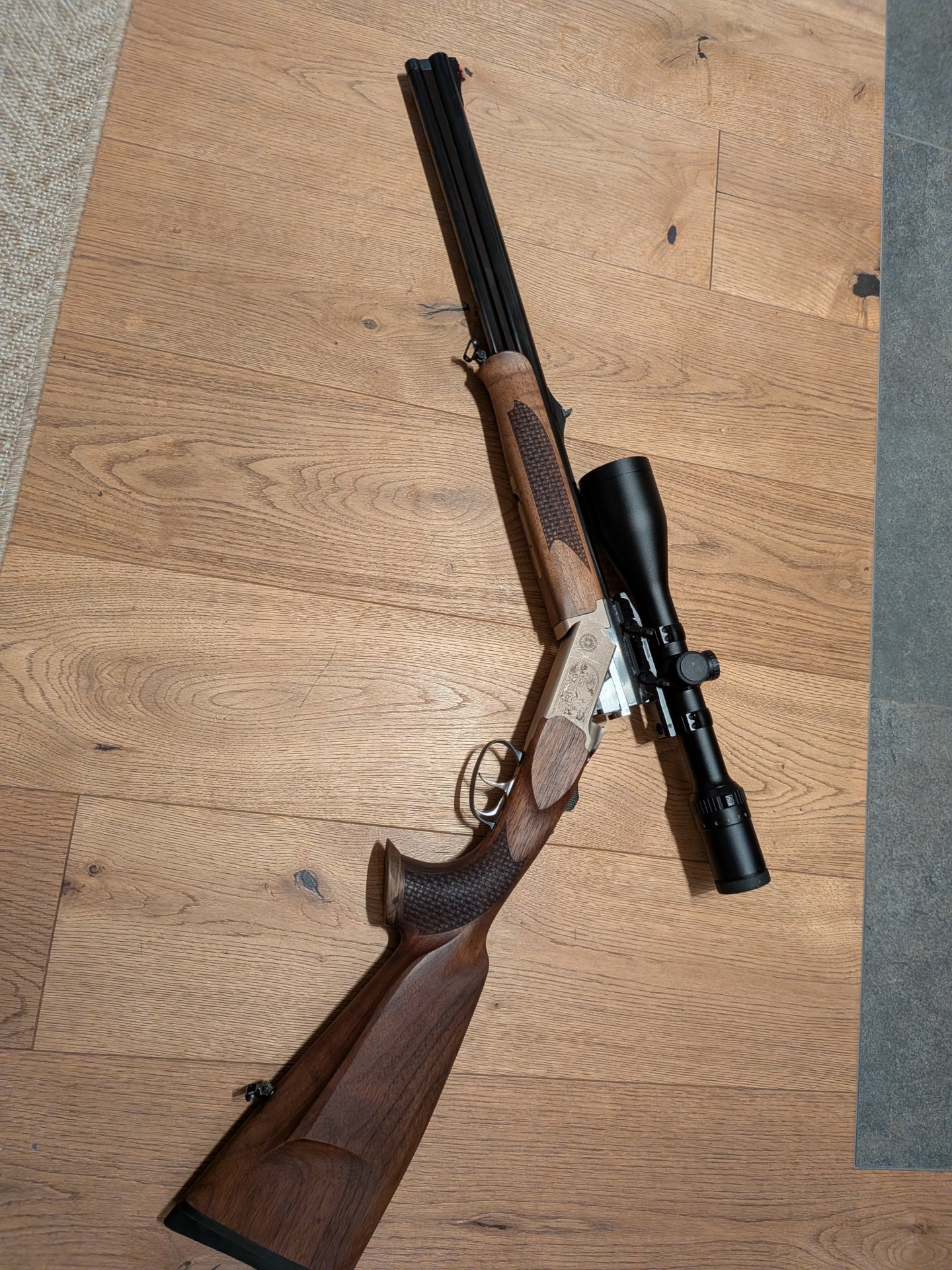 CZ Brno Combo BBF 308 Win. 12/76 Stahlschrot +Mercury R1 3-12x56 – Bild 2