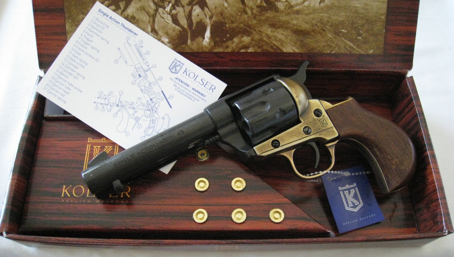 COLT THUNDERER DEKO WAFFE KOLSER - Ref.1056L – Bild 2