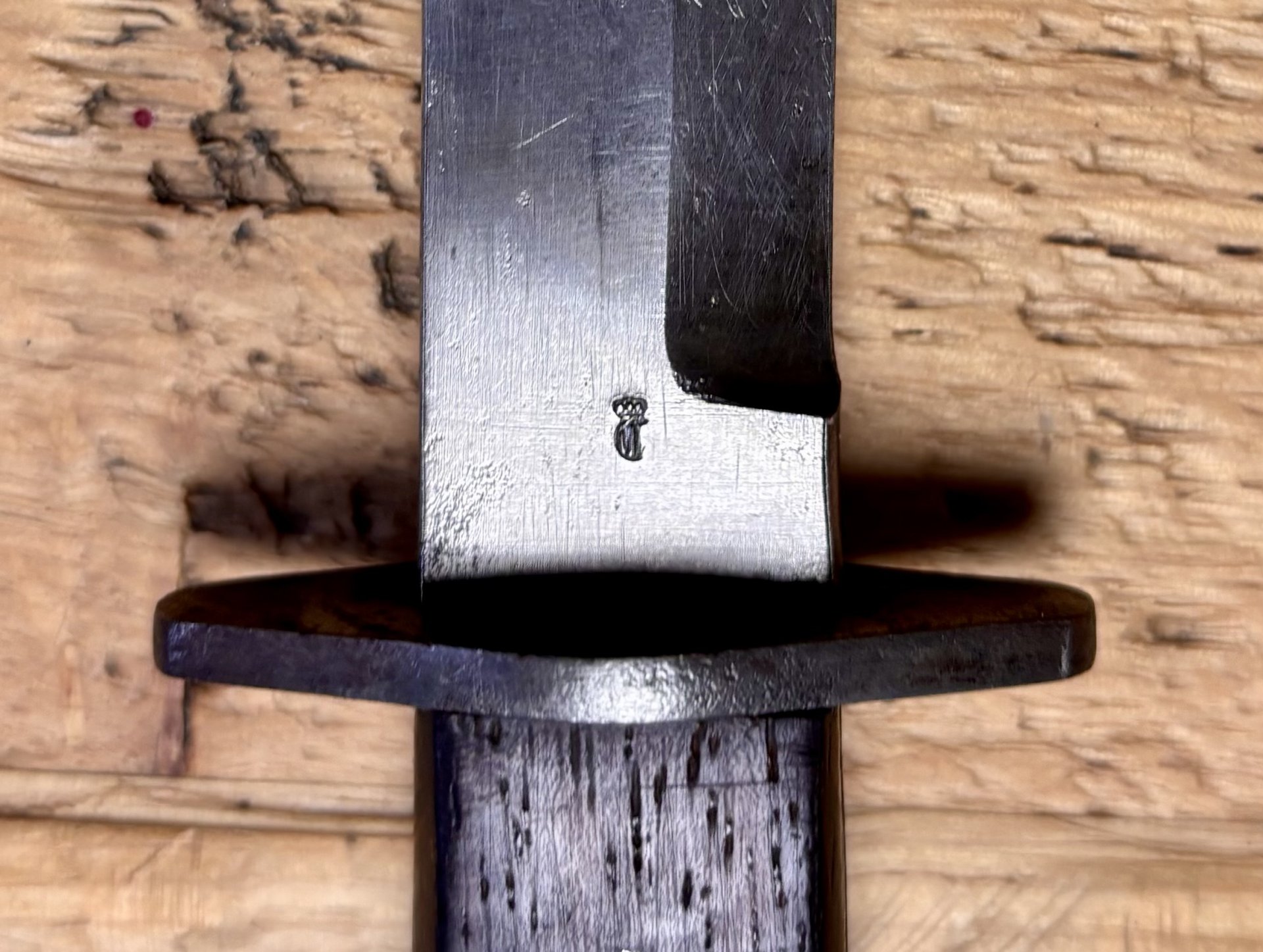 Grabendolch Gottlieb Hammesfahr Solingen mit Stempel Krone – Bild 6